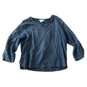 VINTAGE 100% linen top